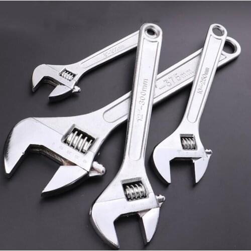 1pc wrench Monkey Wrench 4" 6" 8" 10" 12" Adjustable Spanner Shifting Spanner Car Repair Tools
