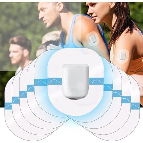 10Pcs Sensor Patches Adhesive Fixed Patches CGM Latex Hypoallergenic Waterproof latex-free and hypoallergenic