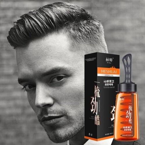 280ml A Cool Comb Back Head Artifact Oil Head Artifact Gel Cream Cool Styling Mens Oil Head Comb Hair Gel Hair Wax Cream