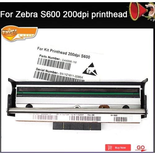 New G44998-1M Print head For Zebra S600 203dpi Thermal Label Printer KPA-104-8MTA4-ZB4 printhead
