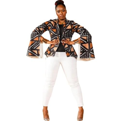 2021 Africa Clothing African Tops For Women Dashiki New Style Spring Autumn Clothes Fashion Traditional Africaine Femme