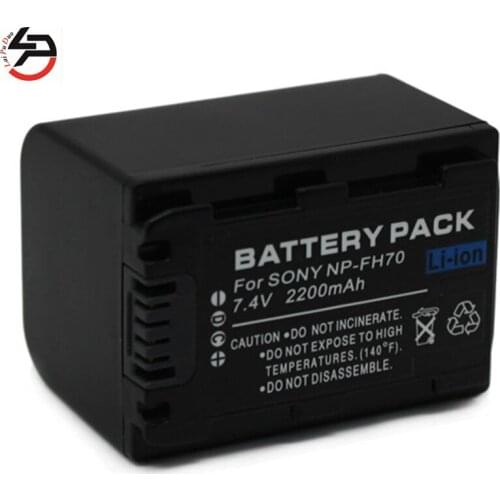 LPD 7.4v 2200mah 100% brand new Replacement Camera Battery For Sony DCR-HC62 DCR-HC52 NP-FH70 DCR-DVD108 DCR-DVD308