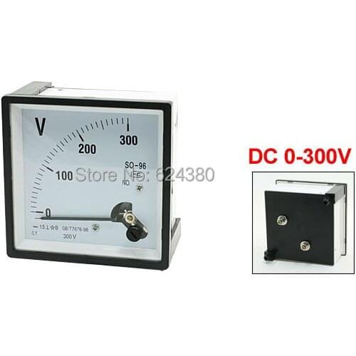 DC 0-300V 300V Analog Panel Volt Voltage Meter Voltmeter Gauge SQ-96 96*96mm
