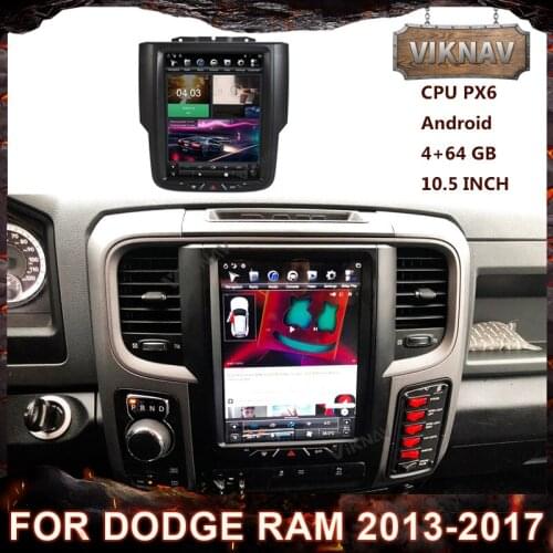10.5 Inch Android Car Radio for Dodge RAM 2013-2017 Stereo Receiver Multimedia Player Touch Screen GPS Navigation Head Unit