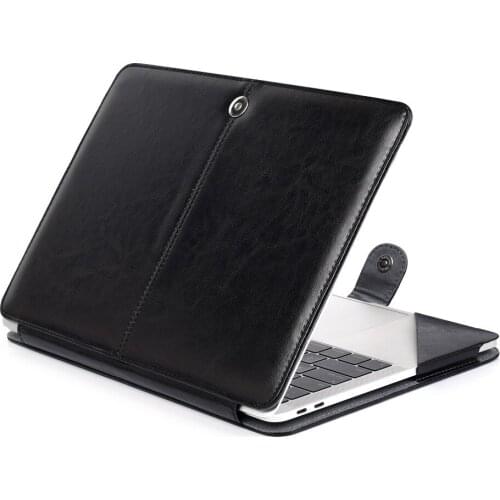 For Macbook Pro 16 A2141 Fashion PU Leather Laptop Case For Apple Macbook Pro Air Retina Touch Bar 11 12 13 15 16 inchs A2179
