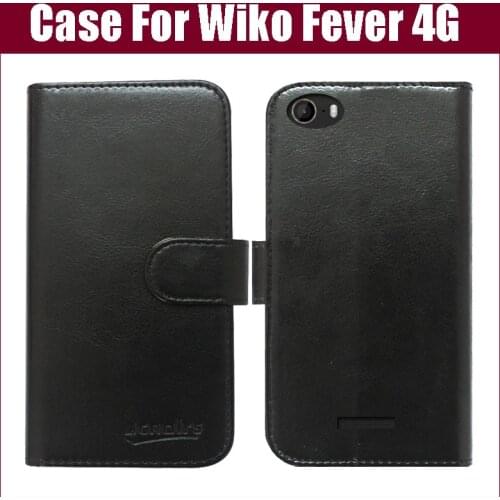 Wiko Fever Case New Arrival 6 Colors High Quality Flip Leather Exclusive Protective Cover Case For Wiko Fever 4G Case