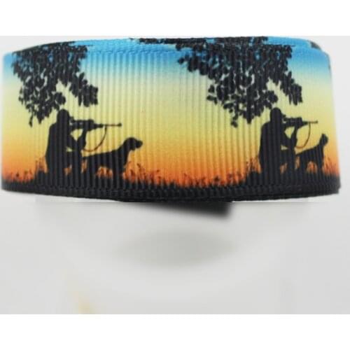 Palm tree&greyhound printed grosgrain ribbon 16-75mm DIY handmade materials wedding gift wrap tape ribbons 10/25/50yards