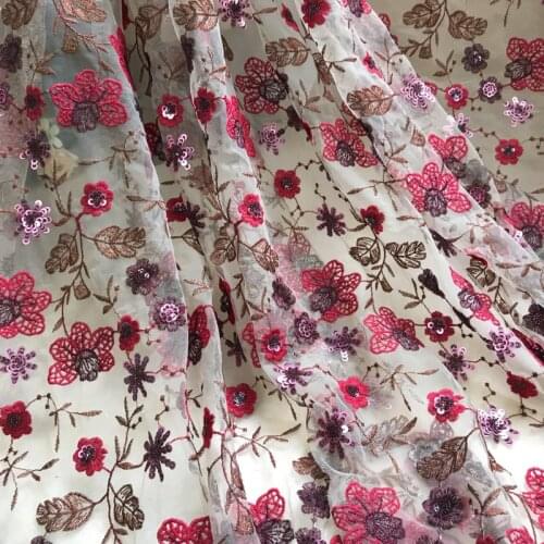 130cm prom performance Dress Applique DIY Bridal Headdress scarf veil Embroidered Lace Fabric Patch curtain free shipping