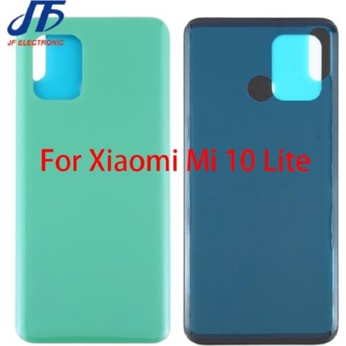 5pcs Battery Cover Panel Rear Door Housing Case with adhesive back glass For xiaomi mi 8 9SE 10T 10S lite pro CC9E Replacement