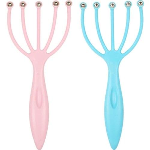 Head Scalp Massagers Beads Fingers Scratcher for Deep Relaxation Hair Stimulation and Stress Relief Handheld Scratcheres