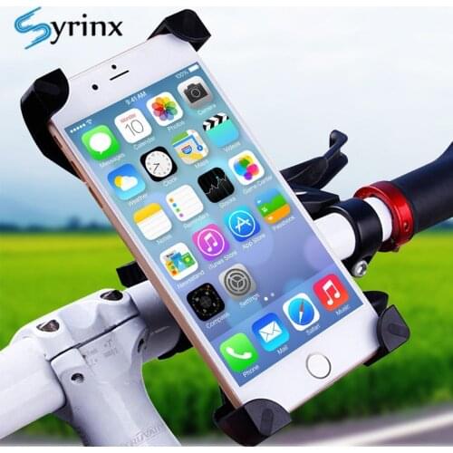 Motorcycle Phone Holder Mechanical Bicycle Handlebar Mount GPS Stand 360 Rotatable For iPhone 7 Xr Xiaomi MTB Bike Phone Holder