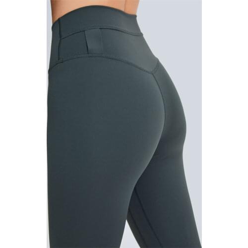 Nepoagym 25" Women Yoga Leggings With Loop For Scarf Buttery Soft Sports Pants Double Brushed Workout Running Yoga Pants