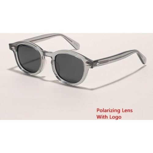 Fashion Johnny Depp Sunglasses Man Lemtosh Polarized Sun Glasses Women Brand Vintage Acetate Frame Driver Night Vision Glasses