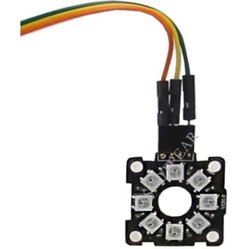 Raspberry Pi Pico Colorful RGB light halo module compatible alligator clip DuPont line PH2.0 cable