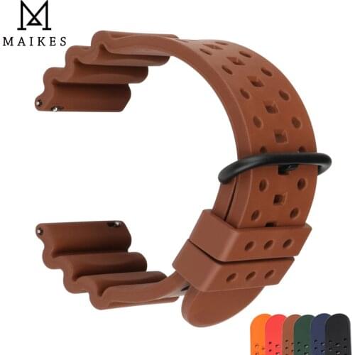 Premium Rubber Watch Strap Quick Release 20mm 22mm 24mm Watchbands New Soft Breathable Sports Band For Seiko Dive Watch Bracelet
