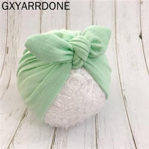 Bowknot Baby Hats Boy Girl Kids Beanies Infant Rabbit Ear Headwraps Newborn Turban Child Indian Cap Bebe Hat Hair Accessories