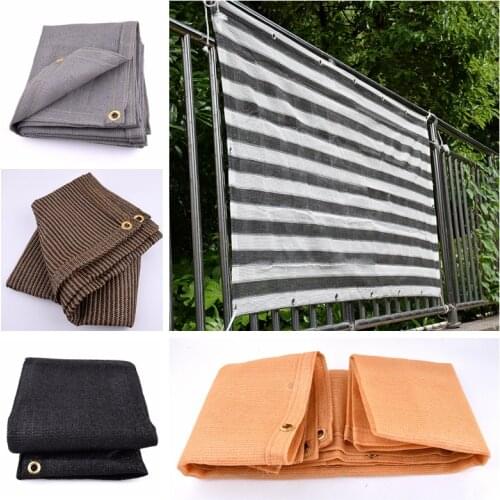 0.9x1.8/2.7/3.6m HDPE Anti-UV Sunshade Net Thicken Balcony Safety Fence Sun Shading Net Courtyard Succulent Plant Sun Shade Nets