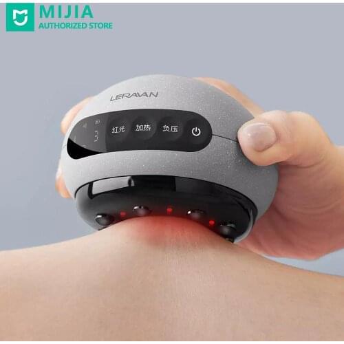 Xiaomi mi Intelligent Vacuum Cupping Instrument Scraper Thermal Paste Compress Infrared Physiotherapy Neck Massager Health Care