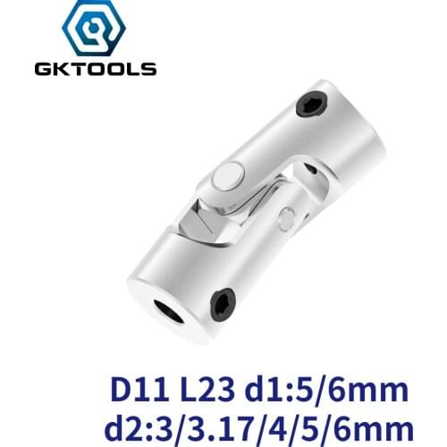 Mini Coupling D11 L23 Universal Joint Diameter 11mm Length 23mm Many Size Model Ship Model Car Coupler Gimbal Joint Cardan
