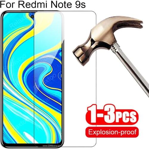 1-3 Screen Protector For Redmi Note 9s Tempered glass For Redmi Note 8 Pro 8T 9 Pro Max Protective glas For Redmi 9A 9C 9 film