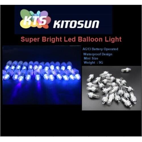 100 Pieces/Lot Mini Colored Battery Powered LED Decorative Light RGB Balloon Light For Outdoor Decoration