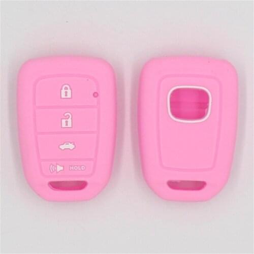 2PC Silicone Car Key Cover case for Honda Accord 9 Crider 3 Buttons Smart Car key Protection shell accessories