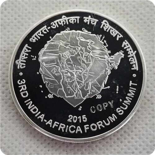 2015 india 500 Rupees (3rd India - Africa Forum Summit) COPY COIN commemorative coins-replica coins medal coins collectibles