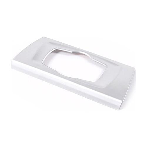 Car Accessories Interior Headlight Switch Frame Trim Left Hand Drive For BMW 3 Series E90 2005-2012 Plastic Sliver Chrome 1 Pcs