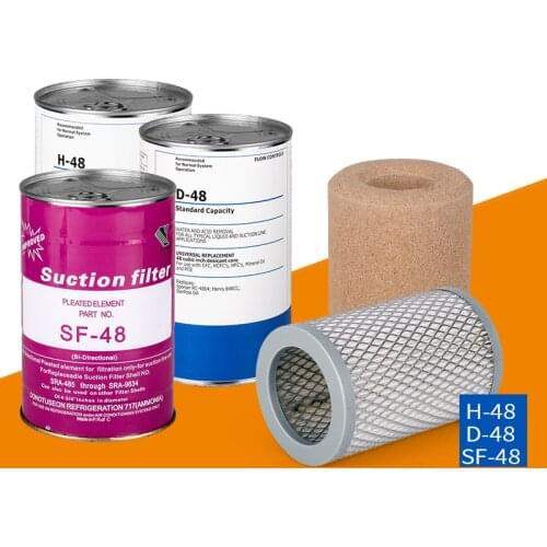 Refrigerator central air-conditioning refrigeration unit compressor D48 dryer filter D-48 filter heart SF-48 filter bucket