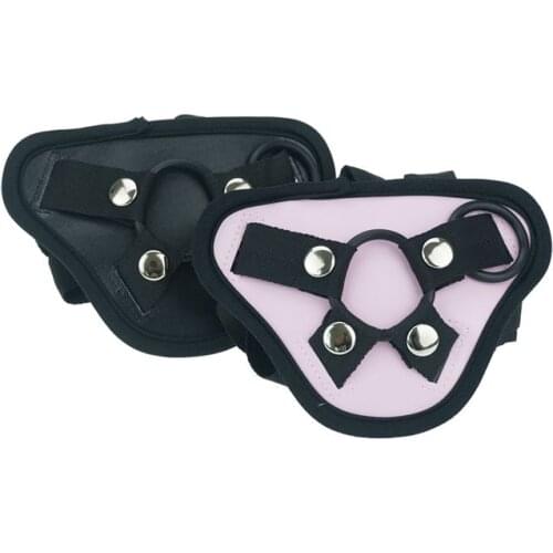 Black Velvet strap on dildo, bondage restraint strap on harness, large size Strap accessories for Dildos Lesbian Strapon Pants