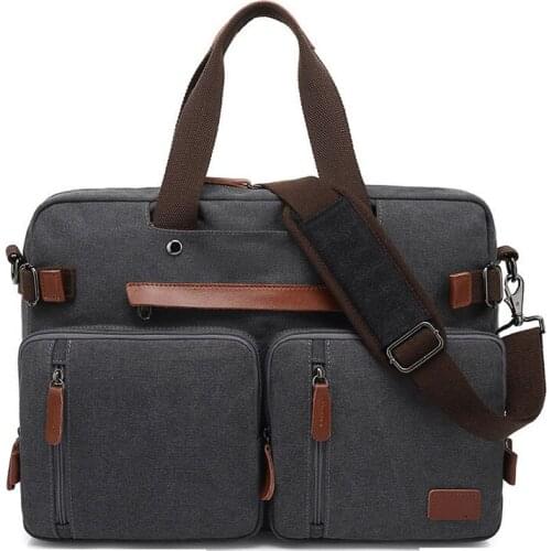 Mens Handbag Business Male Shoulder Messenger Bag 15.6 Inches Travel Laptop Handbags for Men Multifunction Office Backpack