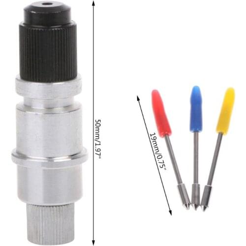 Silhouette Cameo Holder + 15Pcs Blades Set Vinyl Cutter Plotter 30° 45° 60° Accessories Tool E56C