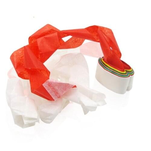 Kids Toys 12pcs/bag Magic Tricks Party Gift Pulling Close Up Multicolored Coils Mouth Paper Gift YH1843