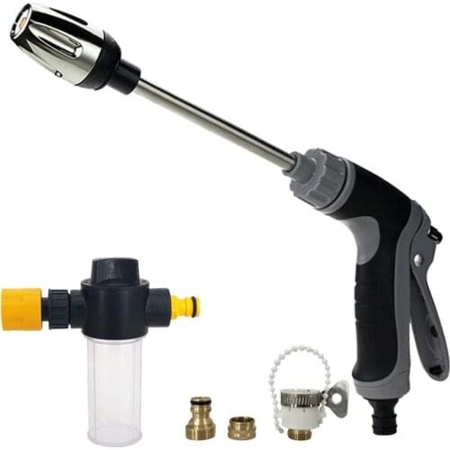Long Pole High Pressure Power Water Gun Car Washer Water Jet Garden Washer Hose Wand Nozzle Sprayer Watering Spray Sprinkler