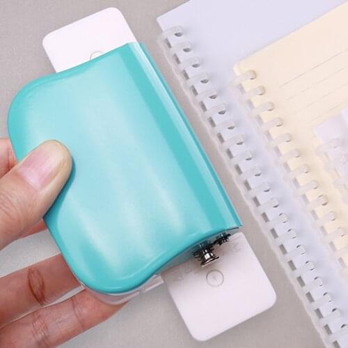 Kw 6 Hole Puncher DIY Loose Leaf Handmade Paper Punch Cutter Office Binding Supplies A4(30 Holes) B5(26 Holes) A5(20 Holes)