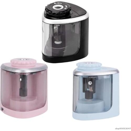 2-IN-1 Electric Pencil Sharpener Manual Electric Free to Switch 2 x AA Batteries (Not Included) for Artist Painter Kid wholesale