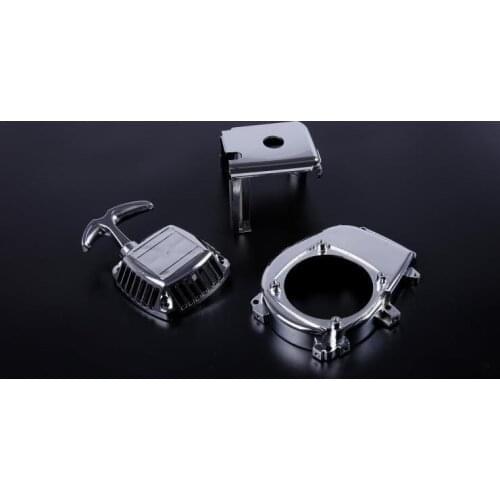 Chrome engine kit pull starter cylinder cover side cover screws for 1/5 scale HPI Rovan Baja 5b of 23cc 26cc 29cc 30.5cc part
