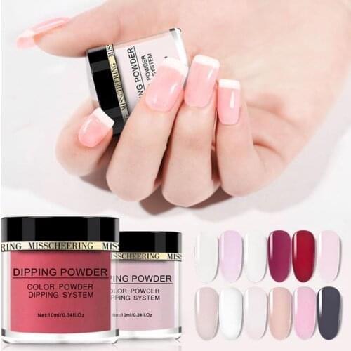 12 Solid Color Nail Infusion Powder French Nail Powder Nail Art Dipping Powder Natural Drying Glitter Ultraviolet Gel Art TSLM1