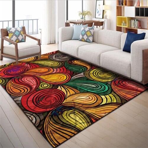 Carpets For Living Room Non-slip Geometric Bedroom Decoration Rug Crystal Velvet Leaf Decor for Room Home Entrance Tea Table Mat