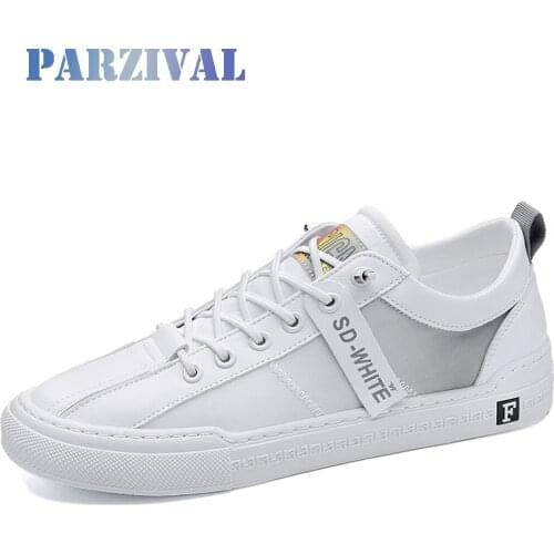 PARZIVAL Men Vulcanize Shoes Microfiber Leather Shoes Comfort Men Shoes Men Casual Sheoes Designer Sneakers Male Footwear