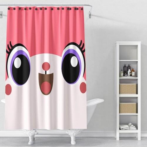New Cartoon Cute Animal Shower Curtain Waterproof Little child Showering Bath Curtains Decoration In The Bathroom