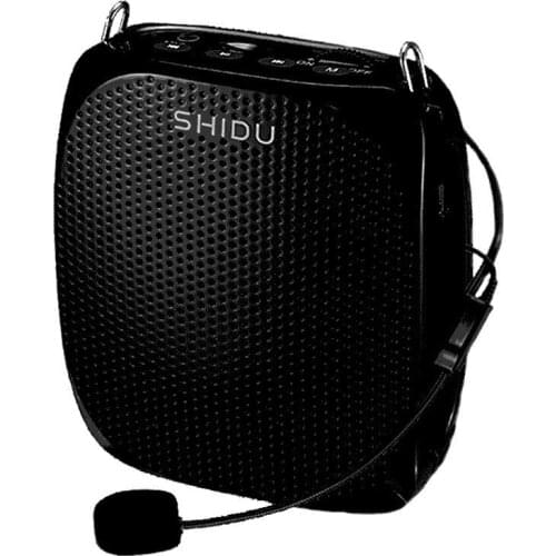 S258 10W Portable Voice Amplifier Wired Microphone Mini Audio Speaker Natural Stereo Sound Loudspeaker For Teachers Speech