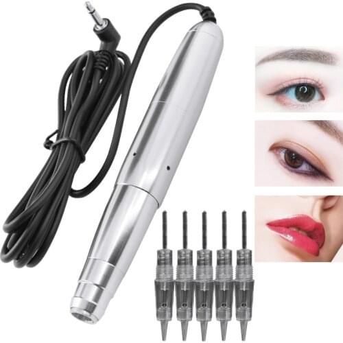 Professional Wireless Permanent Makeup Machine Pen Beauty Cartridge Eyebrow Tattoo Machine