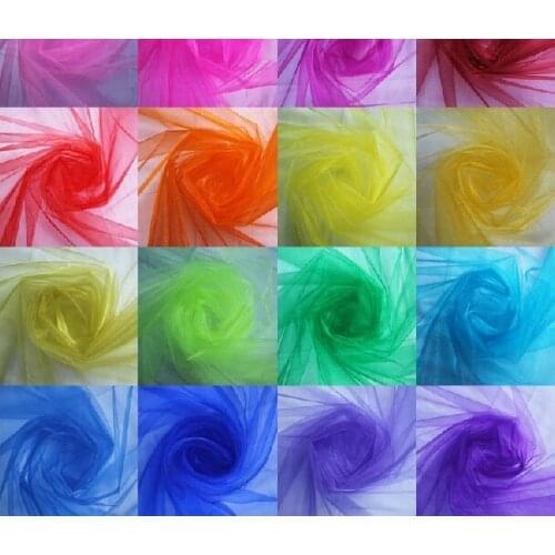 Sheer Organdy Fabric for Wedding ,Cloth,Party Decoration 150cm 59" Width 30 Meter