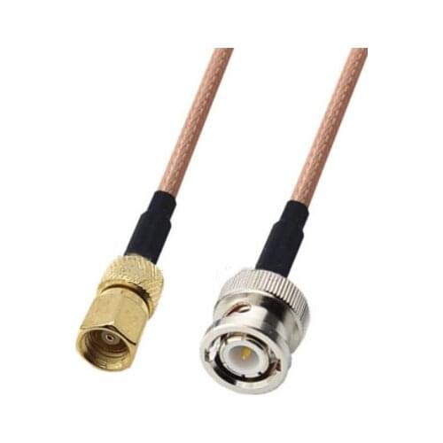 SMC Female to BNC Male Connector Pigtail Jumper RG316 Cable 50 ohm