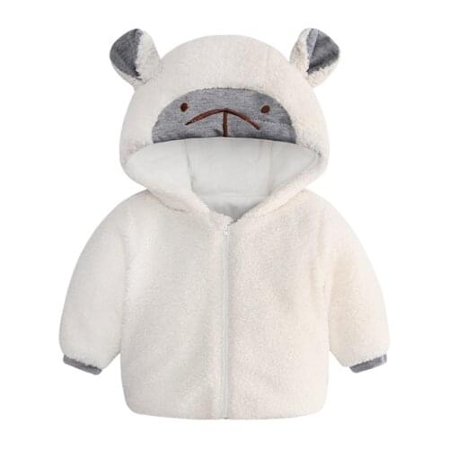 Winter Clothes Boys And Girls Cartoon Cute Outer Wear Windproof Party Warm Christmas Rabbit Ears Cotton Clothes