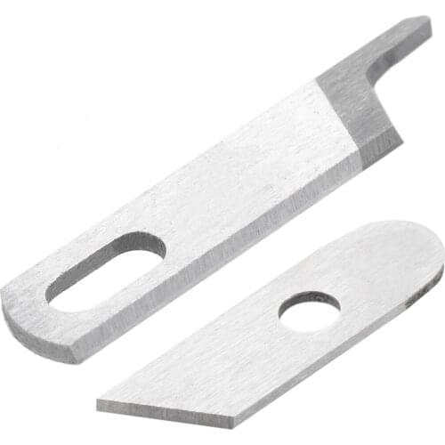 1set Sewing Machine Upper and Lower Blade Knife Fits for Household Multifunctional Sewing-machine Replacement Blades 25*8 40*8mm