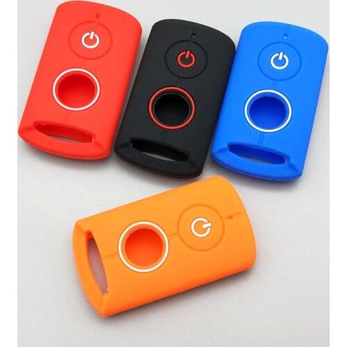10 units 2 button motor key rubber protection shell For YAMAHA NVX155 QBIX AEROX JAUNS XMAX300 silicone cover case set