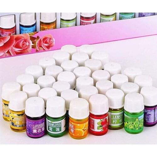 36pcs/ Box 3ML Water Soluble Fragrance Essential Oil Refill Humidifier Aroma Oil Set for Home Car Office Store