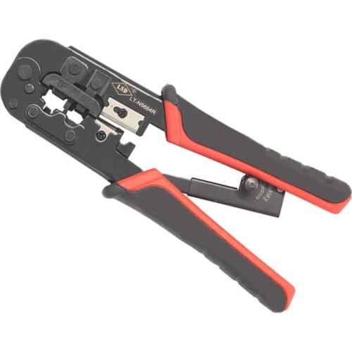 8P/6P/4P connector crimping plier multi fucntion network tool strip, crimp cut RJ45 cable modular plug crimping tool RJ45 pliers
